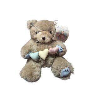 Vintage 1987 Gibson Greetings Teddy Hugglebie Plush Bear Stuffed Animal